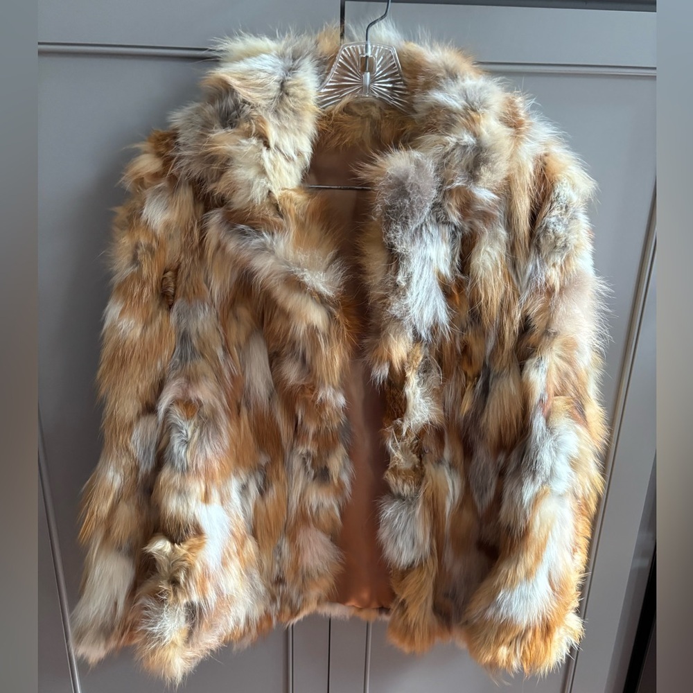 Faux Fur Teddy Jacket in Multi-Tone Tan